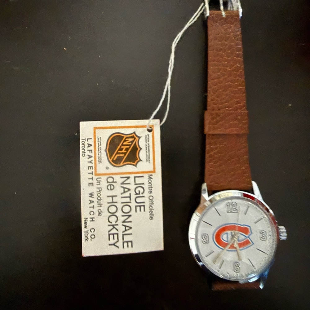 Vintage 1960 Montreal Canadiens Watch (NWT)